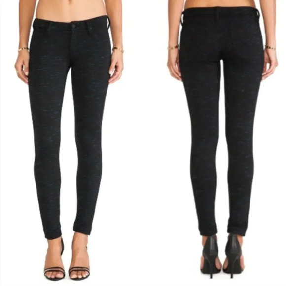 Mother The Trainer Pant Star Attraction Pants French Kissing Pleated Black 28 - Picture 1 of 14